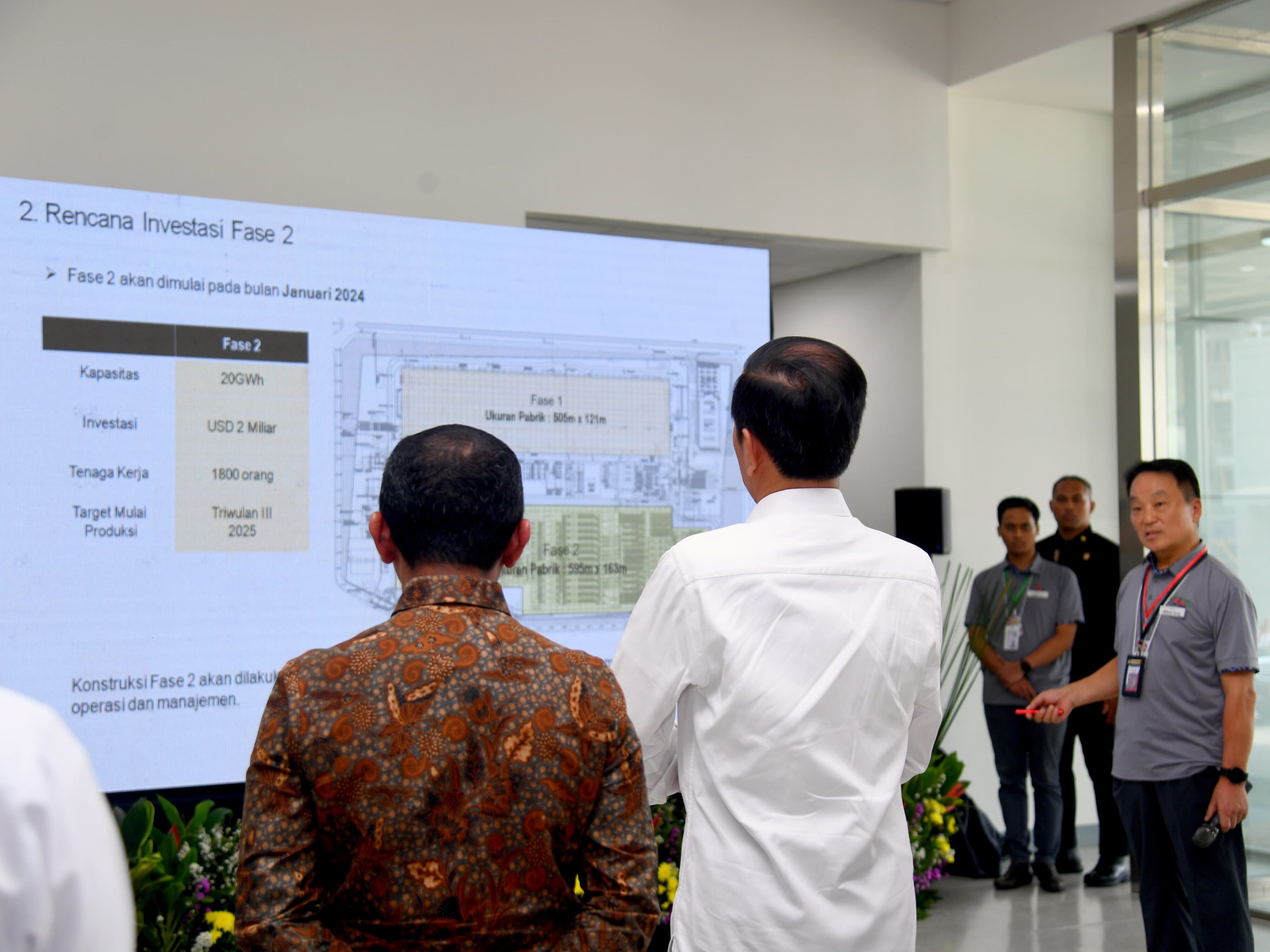 Jokowi Pastikan Pabrik Sel Baterai Hyundai LG Beroperasi 2024